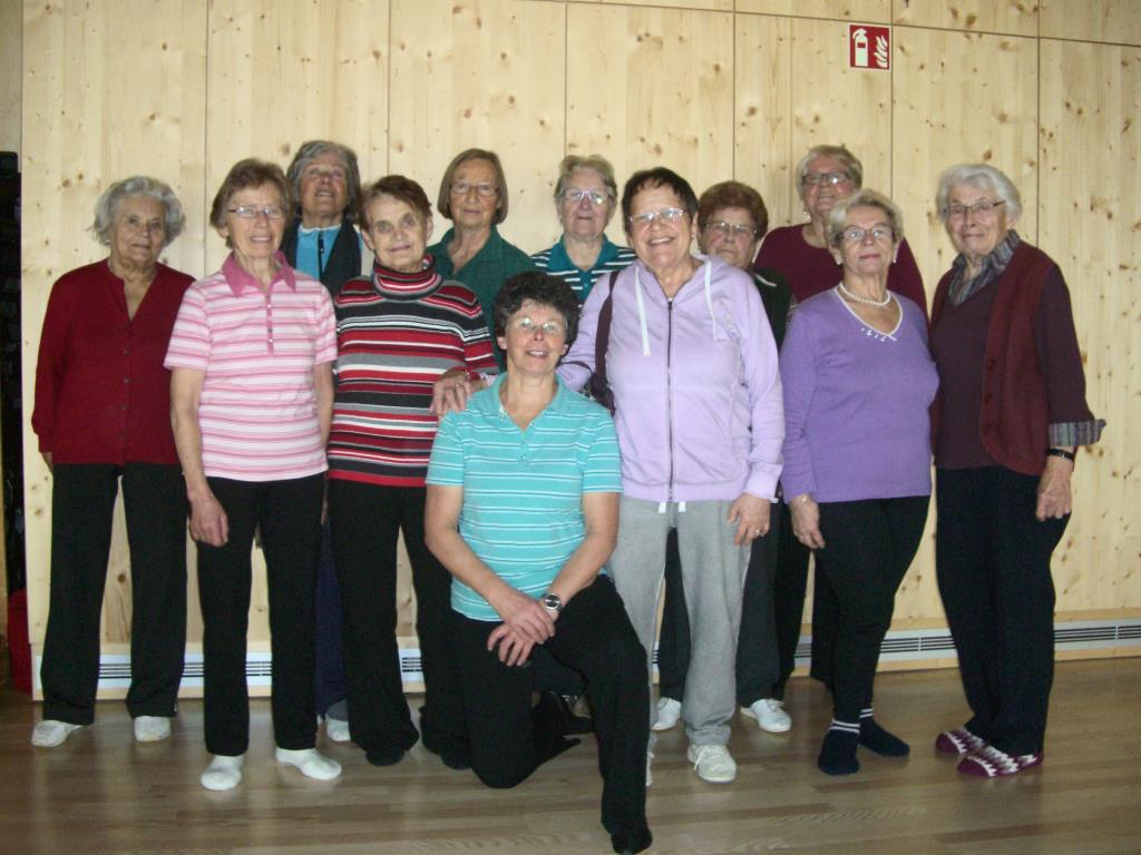 Schongymnastik-Gruppe