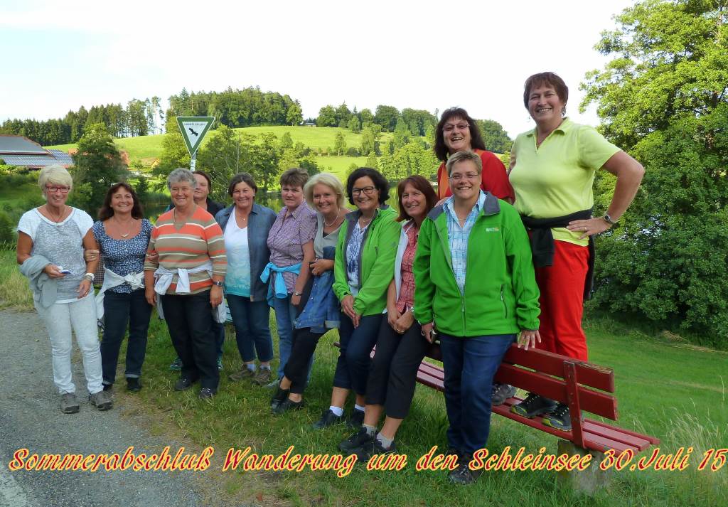 Wanderung um den Schleinsee