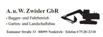 Zwisler Fuhr- und Baggerbetrieb Zwisler Fuhr- und Baggerbetrieb