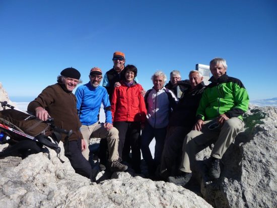 Jedermänner auf dem Corno Grande