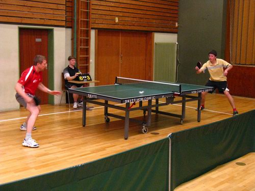 Robin Wellhäuser in seinem ersten Einzel