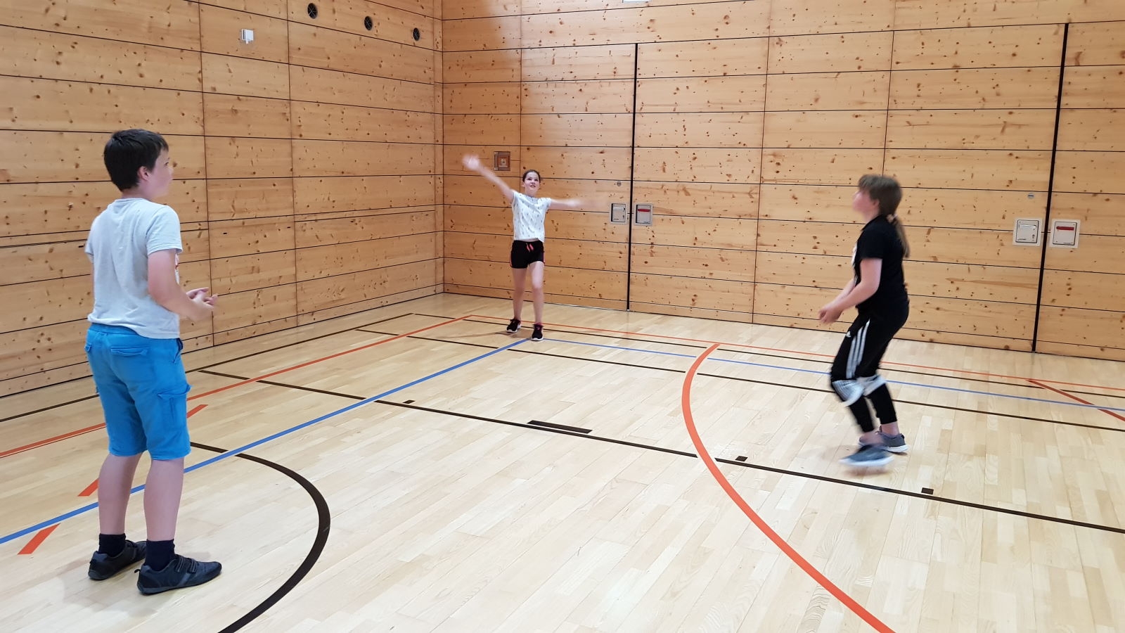 Training der Jugendlichen